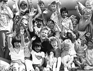 Radio One Prints: Radio One DJ Simon Mayo made a guest appearance at a summer playscheme at Holbrooks