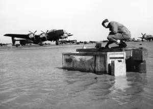 RAF Halifax heavy bombers operating with the two Mediterranean Air Forces have not been