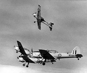 Aerobatics Prints: RAF De Havilland Chipmunk trainers of the Northumbrian Universities Air Squadron