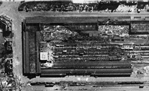 Usaaf Prints: RAF reconnaissance photographs taken after the two major attacks by aircraft of Bomber