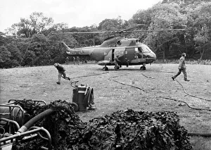 The RAF Westland Puma helicopter is a AErospatiale Puma SA 330 E built under licence by