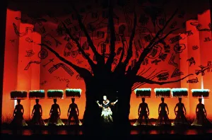 Landscape Prints: Rafiki (Josette Bushell-Mingo) and the grasslands October 1999 in Disney