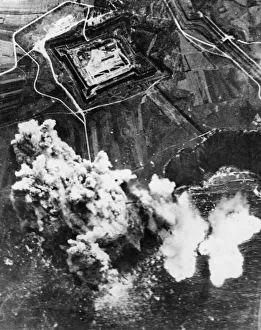 Usaaf Prints: Raid by heavy bombers of the American Eighth Air Force on two important targets in