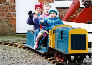 Coulby Newham Prints: The railway came to the Newham Grange Leisure Farm over the Easter weekend in the shape
