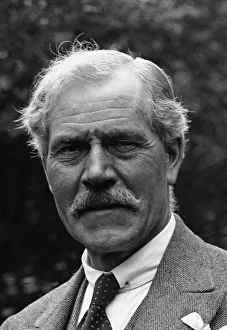 One Mature Man Only Prints: Ramsay MacDonald seen here in the garden of his home at 103 Frognal Lodge, Hampstead