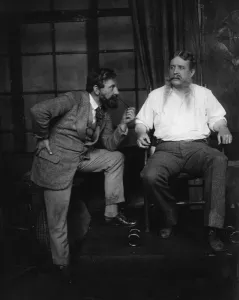 1922 Prints: Randle Ayston and Lauderdale Mailland seen here in a scene from Trilby