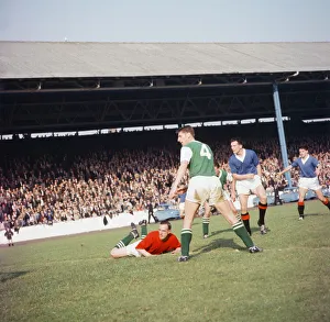 Rangers 5-0 Hibernian, Scottish League match action at Ibrox Stadium, Glasgow