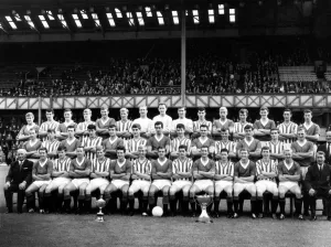 Rangers FC Team Line-up at Ibrox Stadium August 1965. Back row