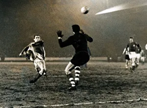 Rangers versus Athletico de Bilbao March 1969 A&copy;sdr Keeper Iribar gets that sinking