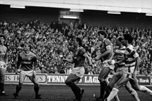 Rangers versus Hamilton Accies January 1987 Dave McPherson, Robert Fleck