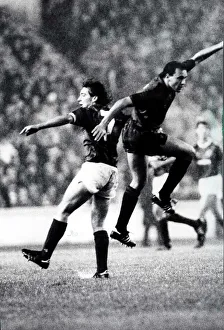 00212 Prints: Rangers versus Osasuna UEFA cup September 1985 European football Ibrox park score 1