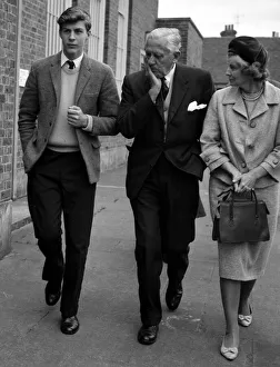 00055 Prints: Ranulph Twisleton Wickham Fiennes seen here with his godfather Sir Ernest Gowers