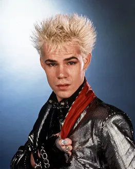 Ray Mayhew Pop Singer in the Pop Group Sigue Sigue Sputnik Circa 1985