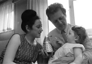 Raymond Cusick designer of the Daleks from Doctor Who with his wife and daughter 1965