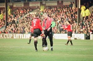01031 Prints: Reading 0-3 Manchester United, FA Cup 4th Round match at Elm Park