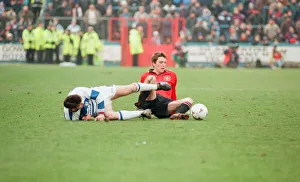 Reading 0-3 Manchester United, FA Cup 4th Round match at Elm Park