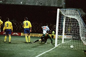 Elm Park Prints: Reading 1 -1 Cardiff FA Cup match held at Elm Park Stadium. 3rd February 1998