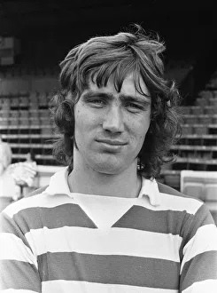 Reading Striker Robin Friday seen here for a team photo call Circa August 1974