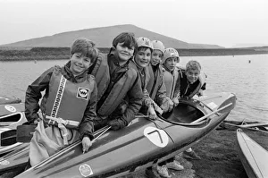 Ready to launch... Scouts from 10 troupes in the Huddersfield south-west district took