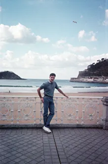 Real Sociedad footballer John Aldridge in San Sebastian, Spain. 5th March 1990