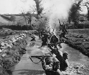 01447 Prints: Realistic toughening up training at a Northern Ireland battle school is designed to meet