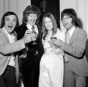 record producer and songwriter David Mackay and his new bride Brenda Challis enjoy a