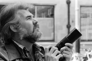 Camera Prints: Recording star Kenny Rogers, a keen amateur photographer, pictured in London