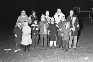 The rector of St Botolphs church, Chevening (left) seen here with pupils