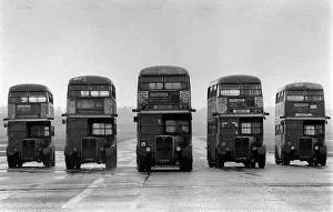 Buses Prints: Red Arrow Double Decker Buses - June 1979 everettselected
