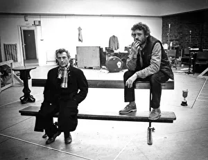 Rehearsals Prints: A reflective moment during rehearsals for Neil Cunningham (left) and Alan Dossor