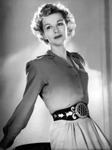 Belt Prints: Another regency'model in black and white with diamante studs posed by Rosalyn