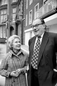 Reginald Maudling MP and wife. February 1975 75-00970-006