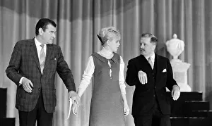 Rehearsal for the Royal Film Performance Feb 1964 - Move over Darling on stage L-R