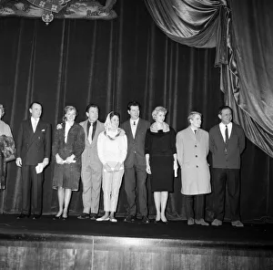 The rehearsal took place this morning for the Royal film performance that will take place
