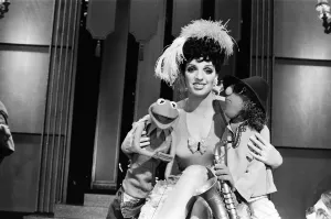 Rehearsing today at the ATV Studios in Elstree was Liza Minnelli with The Muppets - her