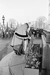 01215 Prints: Remembrance Day Service and Parade at Middlesbrough War Memorial Cenotaph, Teesside