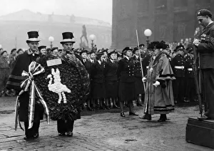 Remembrance service at Liverpool Cenopath: The Lord Mayor of Liverpool