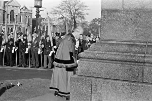 Images Dated 11th November 1973: Remembrance Sunday, Middlesbrough. 11th November 1973