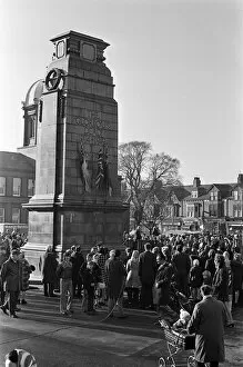 Images Dated 11th November 1973: Remembrance Sunday, Middlesbrough. 11th November 1973