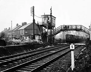 Tracks Prints: The removal of the old Forest Hall Railway Station on 11th March 1964 View