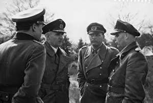 Surrender Prints: Representatives off Admiral Doenitz and Field Marshall Keitel visited 2nd Army