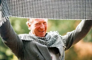Republic of Ireland manager Jack Charlton launching Northumberland Gifts in September