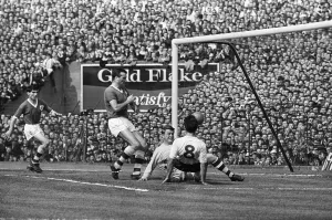 Eire Prints: Republic of Ireland v England international match at Dalymount Park, Dublin