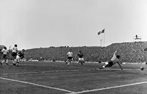 Republic of Ireland v England international match at Dalymount Park, Dublin