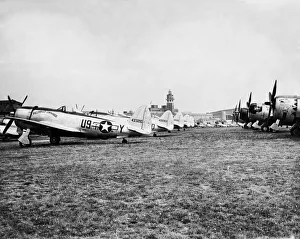 01151 Prints: Republic P-47 Thunderbolt fighter aircraft of the United States Air Force