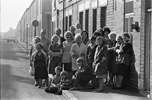 The residents of Main Street Goldthorpe which has been voted nicest street in Britain