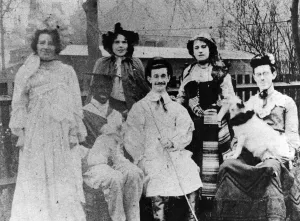 01205 Prints: Residents of Selly Oak celebrate the summer with a fancy dress competition