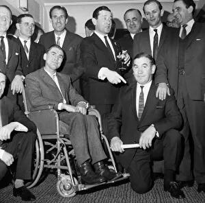 00519 Prints: Retired jockey Fred Winter at a luncheon at The Savoy Hotel given by Variety Club of