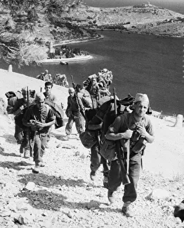 Returning to the island of Vis, after an attack on German held island of Brac