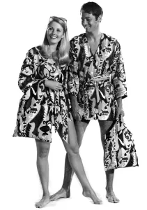 Reveille Fashions: Lynn Broadbent and Jeremy Hobbs. July 1968 P008391